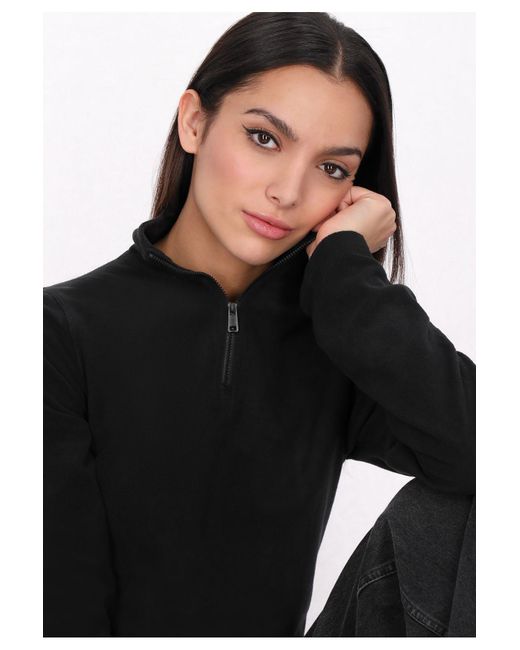 myMo ROCKS Black Fleecepullover Für Damen
