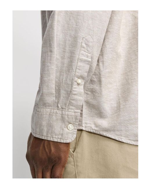 Jack & Jones Hemd Plus Size Regular Fit Hemd Für Herren in Natural für Herren