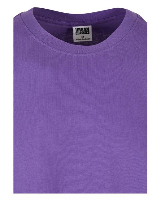 Urban Classics Schweres, übergroßes t-shirt in Purple für Herren
