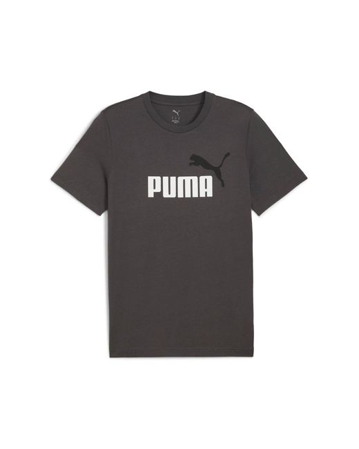 PUMA T-Shirt Ess 2 Color No. 1 Logo Tee, Rundhals, Kurzarm, Uni Für Herren in Black für Herren