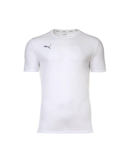 PUMA T-Shirt Finisher Tee, Funktionsshirt, Drycell, Rundhals, Kurzarm, Uni Für Herren in White für Herren