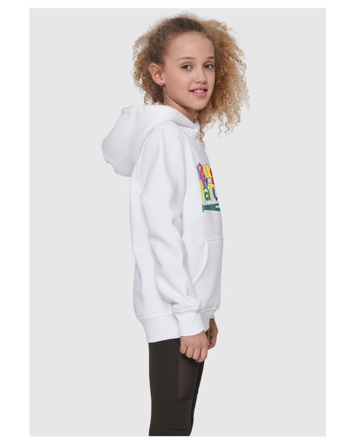 Merchcode Kids naughty by nature basic-kapuzenpullover mit logo-print in Gray für Herren