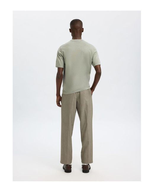 SELECTED Stricktop 100% Baumwoll Für Herren in Green für Herren