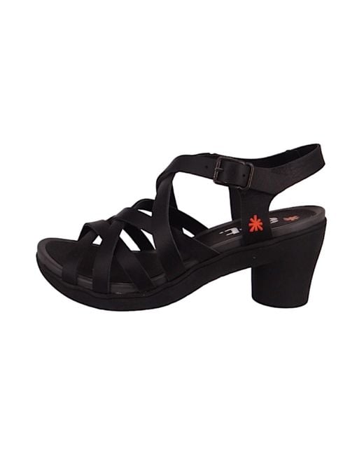 Art Komfort sandalen alfama 1477 black leder mit softlight fußbett