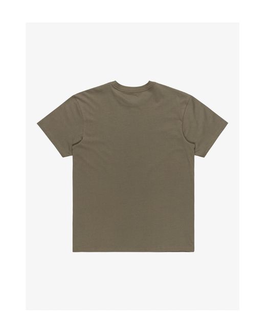 Quiksilver Kurzarm-T-Shirt – Algodón-Jersey-Stoff, 160 G/M2 Für Herren in Green für Herren