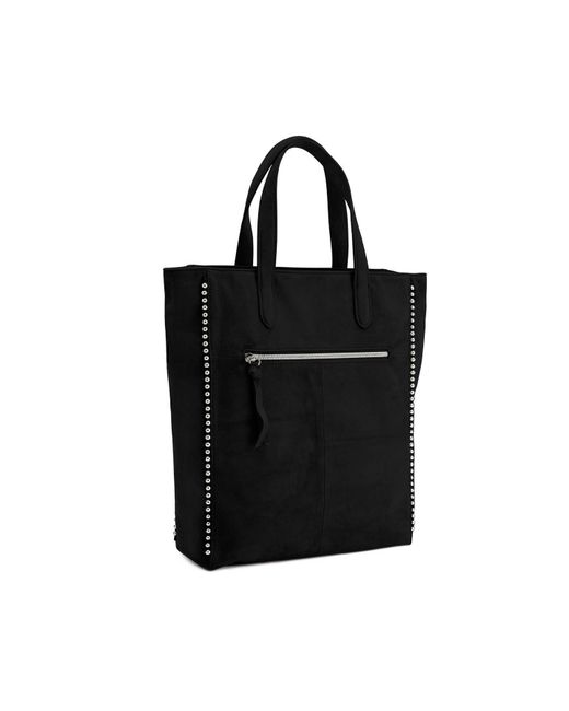 Fredsbruder Black All About Beads Shopper Tasche Leder 29 Cm Für Damen