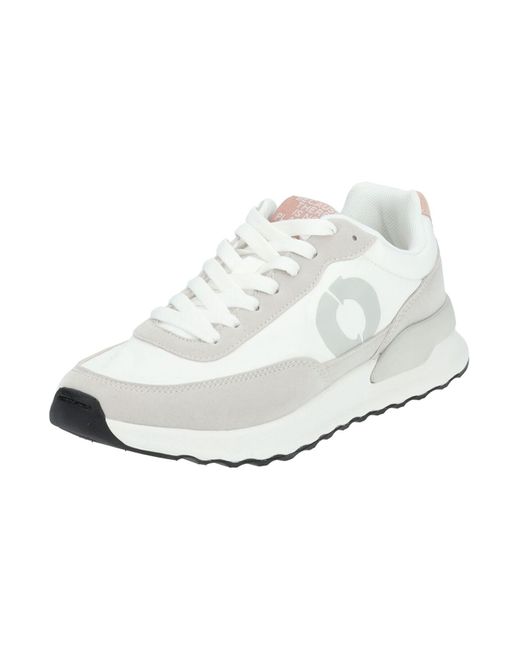 Ecoalf White Sneaker flacher absatz
