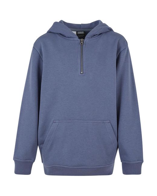 Urban Classics Boys boxy zip hoody in Blue für Herren