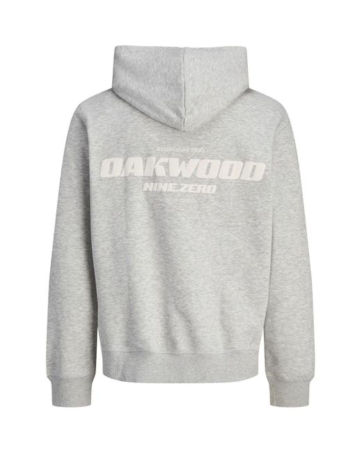 Jack & Jones Kapuzenpullover Rückenprint Kapuzenpullover Für Herren in Gray für Herren