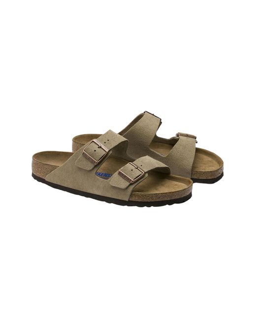 Birkenstock Braune Arizona-Hausschuhe Für Männer Für Herren in Green für Herren