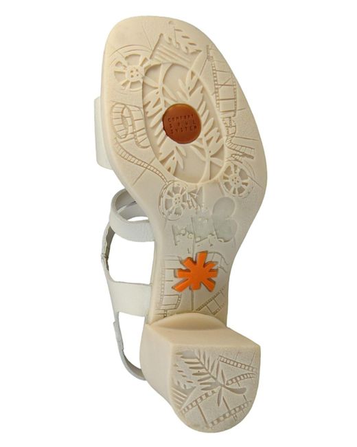 Art Natural Komfort sandalen cannes 1840 cream leder mit softlight fußbett