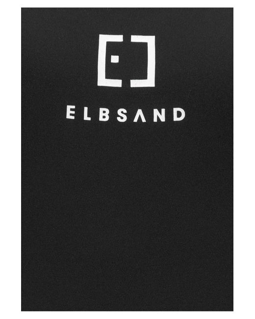 Elbsand Black Badeanzug unifarben