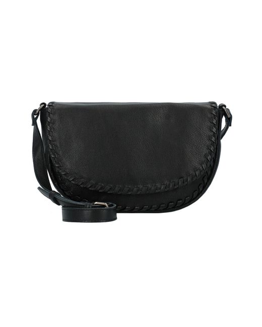 Fredsbruder Black Calm Umhängetasche Leder 26 Cm Für Damen