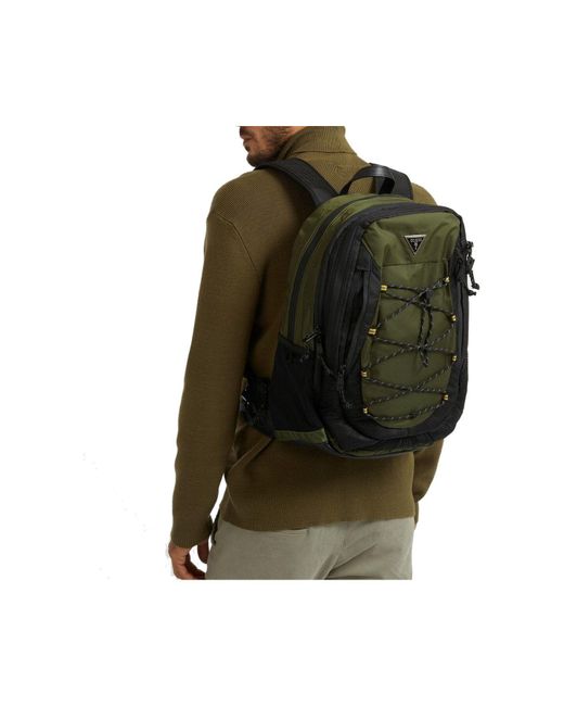 Guess Certosa Tech – Multifunktionales Lederpaket Für Herren in Green für Herren