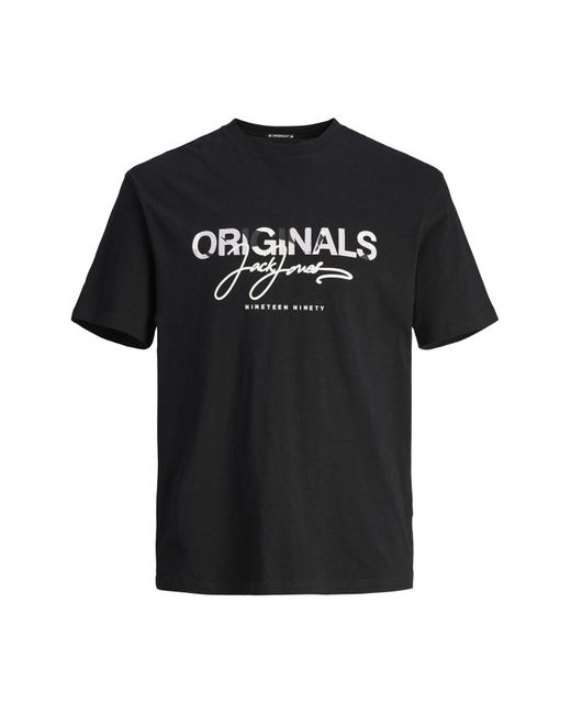 Jack & Jones T-shirt mit print in Black für Herren