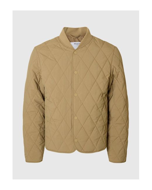 SELECTED Wattierte Jacke Gesteppte Für Herren in Gray für Herren