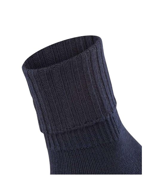 Falke Blue Socken 2er pack striggings rib, kurzsocken, umschlagsocken, logo, einfarbig, lang