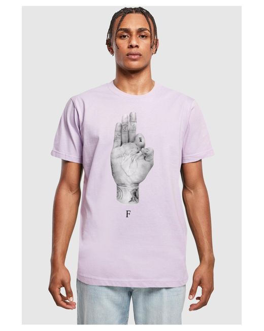 Mister Tee Fms Sign Tee Für Herren in Purple für Herren