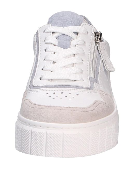Gabor White Sneaker flacher absatz