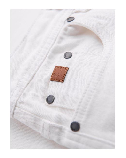 Ombre Jeansshorts Mit Klassischem Schnitt V1 Xl Für Herren in White für Herren