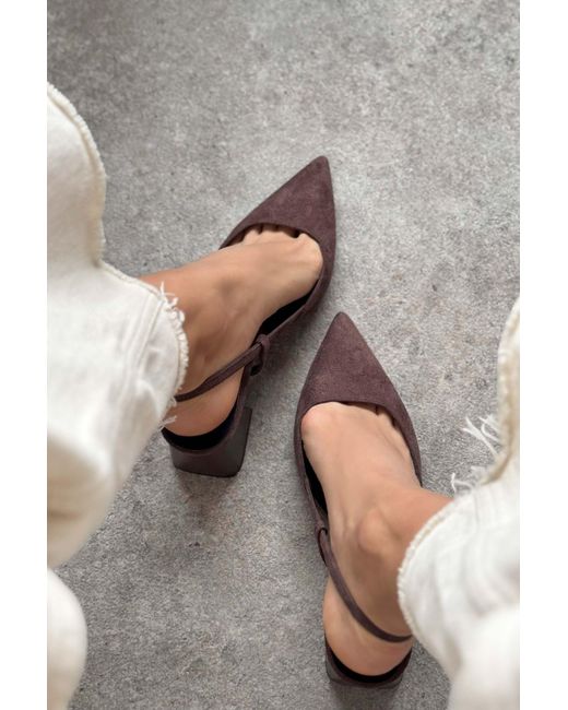 NİŞANTAŞI SHOES Gray Henna Wildleder Knöchel Schnalle Detaillierte Schuhe Mit Absatz Für Damen