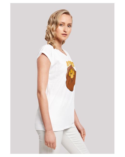 F4NT4STIC Disney der könig der löwen mufasa king-wht mit t-shirt mit  verlängerter schulter in Orange | Lyst DE