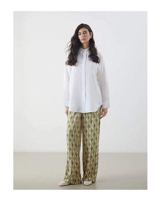 LC Waikiki Multicolor Lcw Modest Gemusterte Hose Mit Elastischem Bund Für Damen