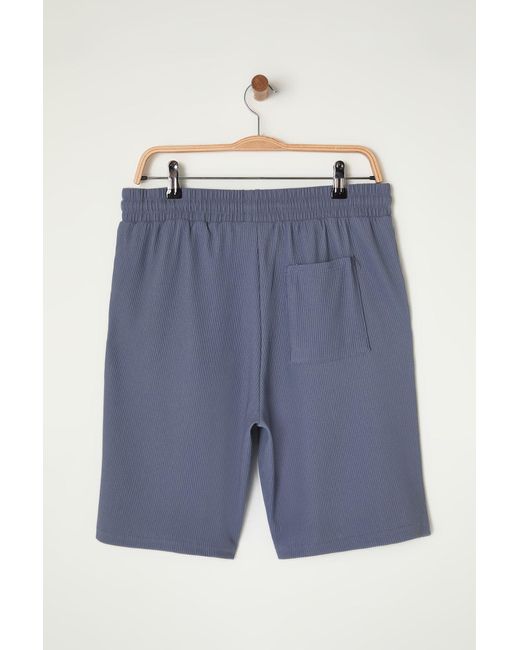 Trendyol Limited Edition – Ottomane Shorts Mit Breiter Passform Für Herren in Blue für Herren