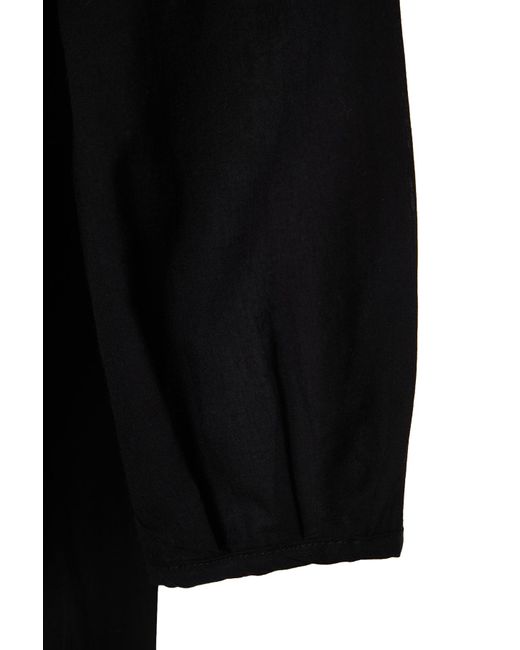 Trendyol Black Es, weit geschnittenes midi-strandkleid aus webstoff