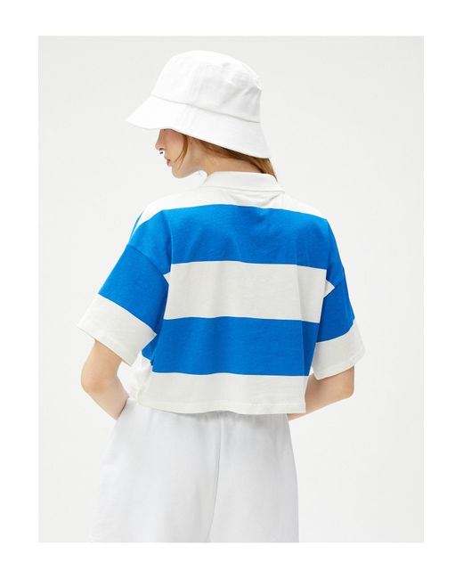 Koton Blue Poloshirt regular fit