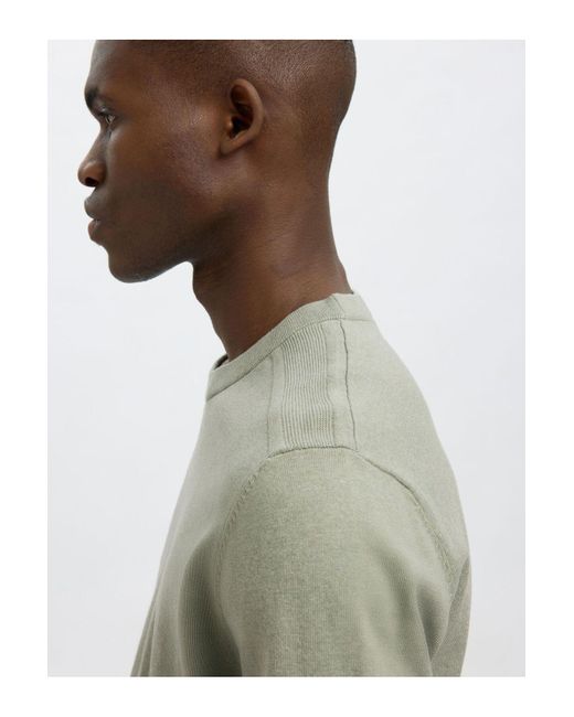 SELECTED Stricktop 100% Baumwoll Für Herren in Green für Herren