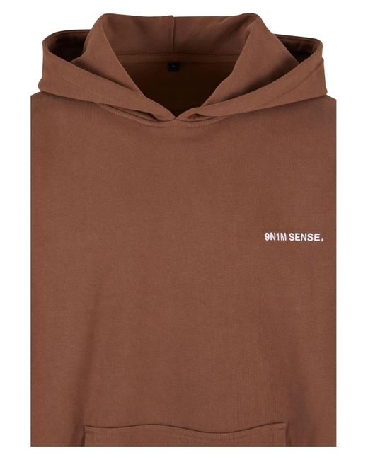 9N1M SENSE Essential hoodie in Brown für Herren