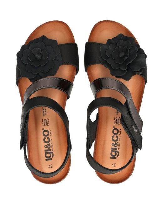 Igi&co Black Sandalen Für Damen