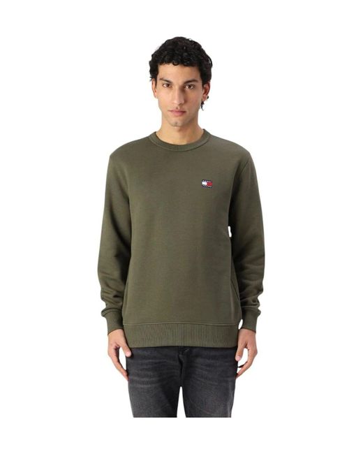 Tommy Hilfiger Tjm Reg Badge Crew E Für Herren in Green für Herren