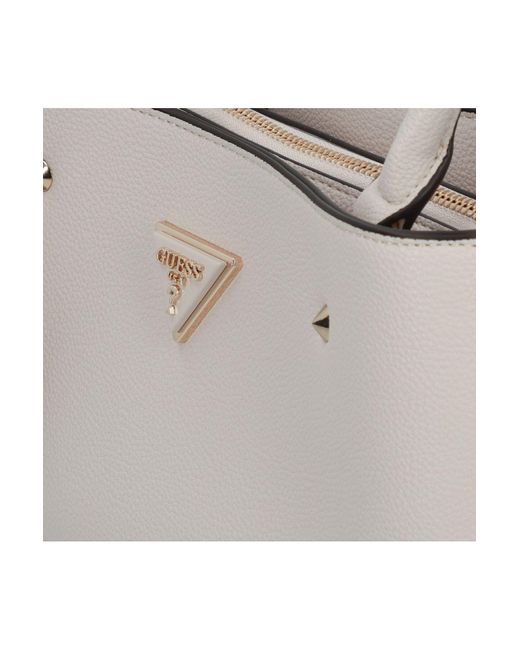 Guess White Meridian Ii Schultertasche 29 Cm Für Damen