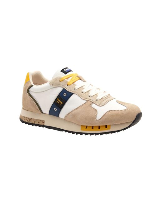 Blauer Sportschuhe Queens Turnschuh Für Herren in White für Herren