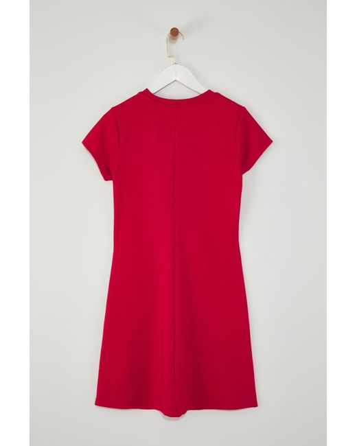 Trendyol Red Rotes Midi-Strickkleid Mit A-Linie/A-Linien-Schnitt Für Damen