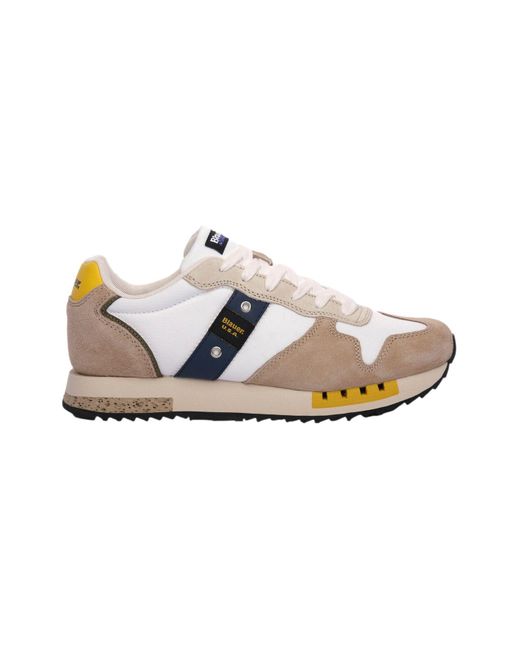 Blauer Sportschuhe Queens Turnschuh Für Herren in White für Herren