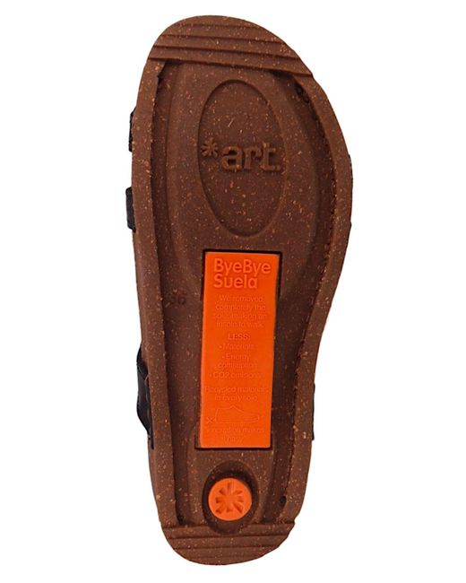Art Brown Komfort sandalen i breathe 0946 black leder
