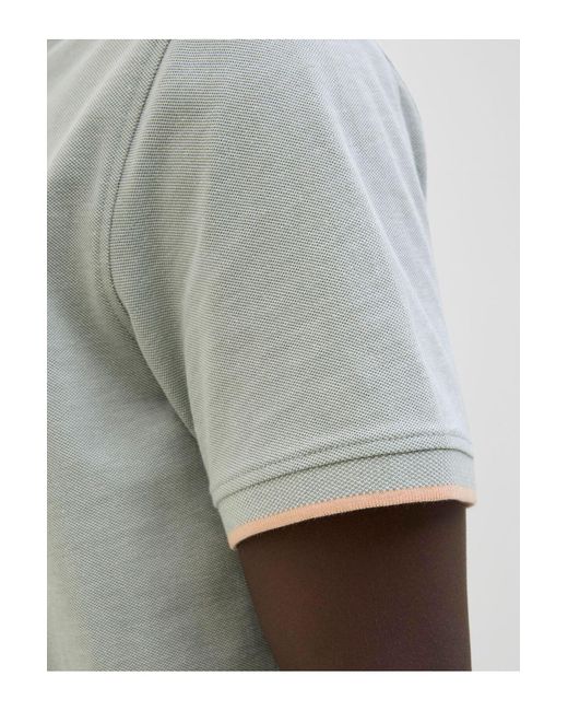 Jack & Jones Poloshirt Einfarbig Hemdkragen Poloshirt Für Herren in Gray für Herren