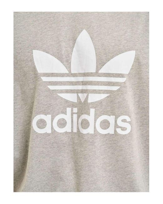 Adidas Trefoil t-shirt in Gray für Herren