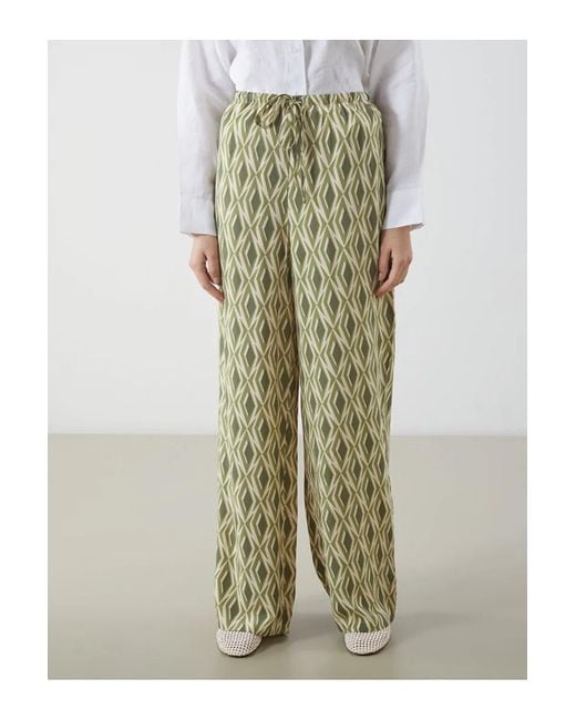 LC Waikiki Multicolor Lcw Modest Gemusterte Hose Mit Elastischem Bund Für Damen