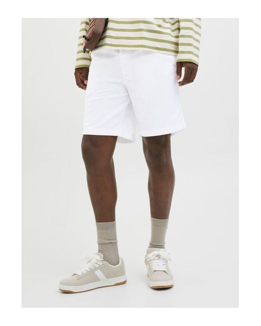 Jack & Jones Shorts Mit Entspannter Passform Shorts Mit Entspannter Passform Für Herren in White für Herren