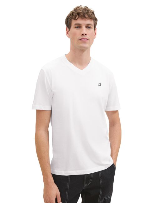 Tom Tailor T-shirt regular fit in White für Herren