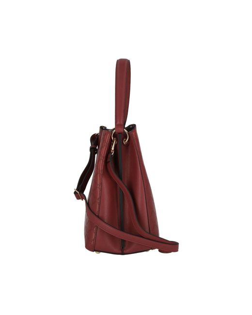 L. CREDI Red Filberta Schultertasche 30 Cm Für Damen