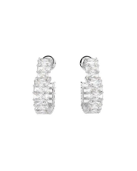 Swarovski Multicolor Matrix Silberfarbene Ohrringe 5653170 Für Damen