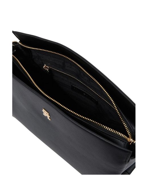Tommy Hilfiger Black Th Legacy Med Satchel Umhängetasche Für Damen