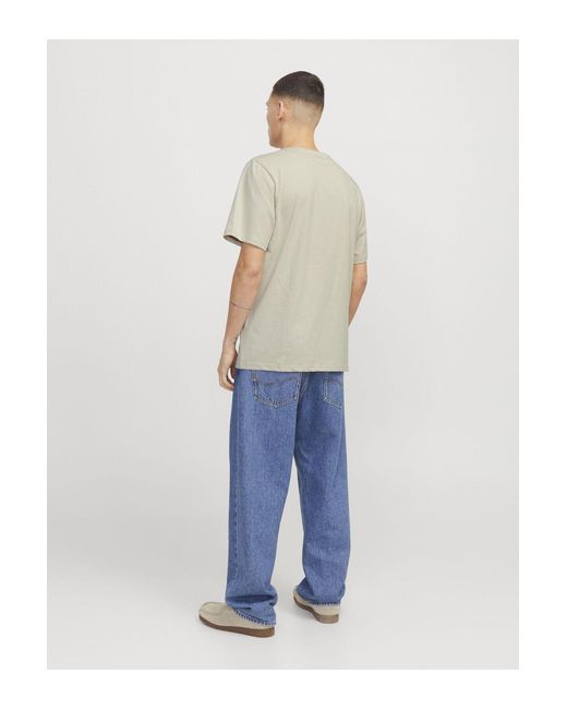 Jack & Jones T-Shirt Logo Rundhalsausschnitt T-Shirt Für Herren in White für Herren