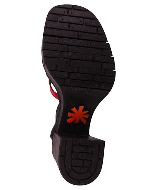 Art Komfort sandalen eivissa 1993 multi black leder mit softlight fußbett