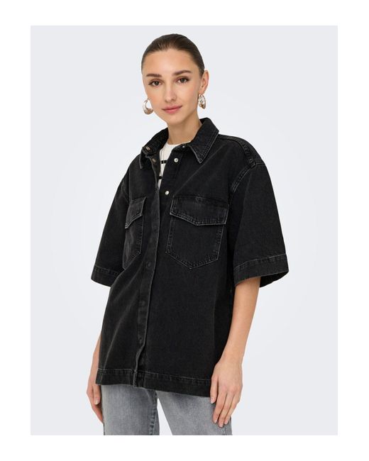 ONLY Black Jeanshemd Onlsophie Jeanshemd Für Damen